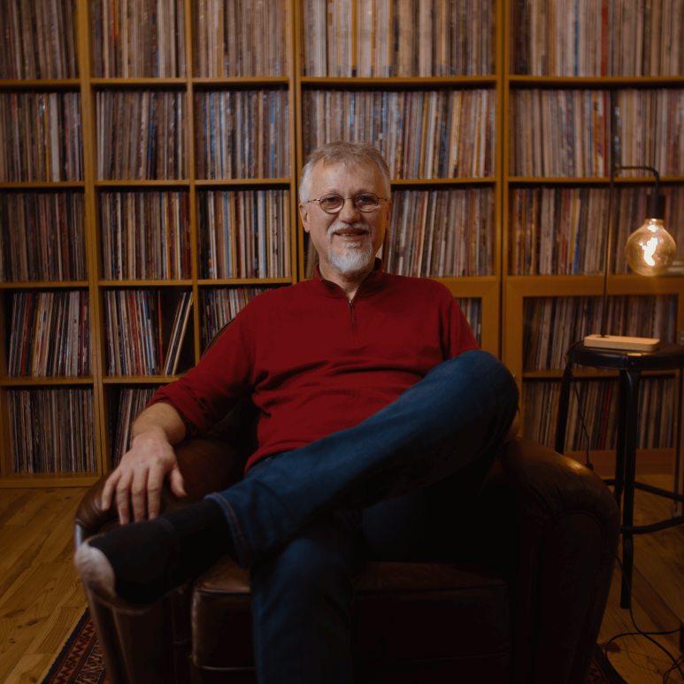 Séance d'écoute de vinyles avec Jean-François Braun